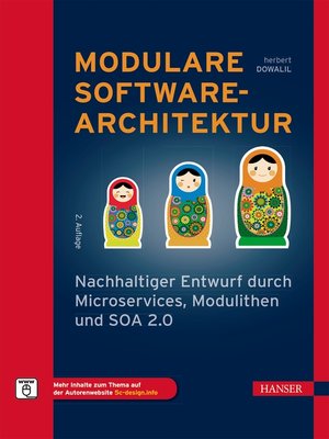 cover image of Modulare Softwarearchitektur
